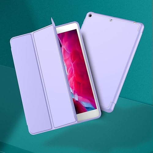 Miniatura 13 de iMieet Funda para iPad 9.7 (modelo 2018/2017, 6ª/5ª generación), funda inteligente con portalápices y parte trasera de silicona suave de piel
