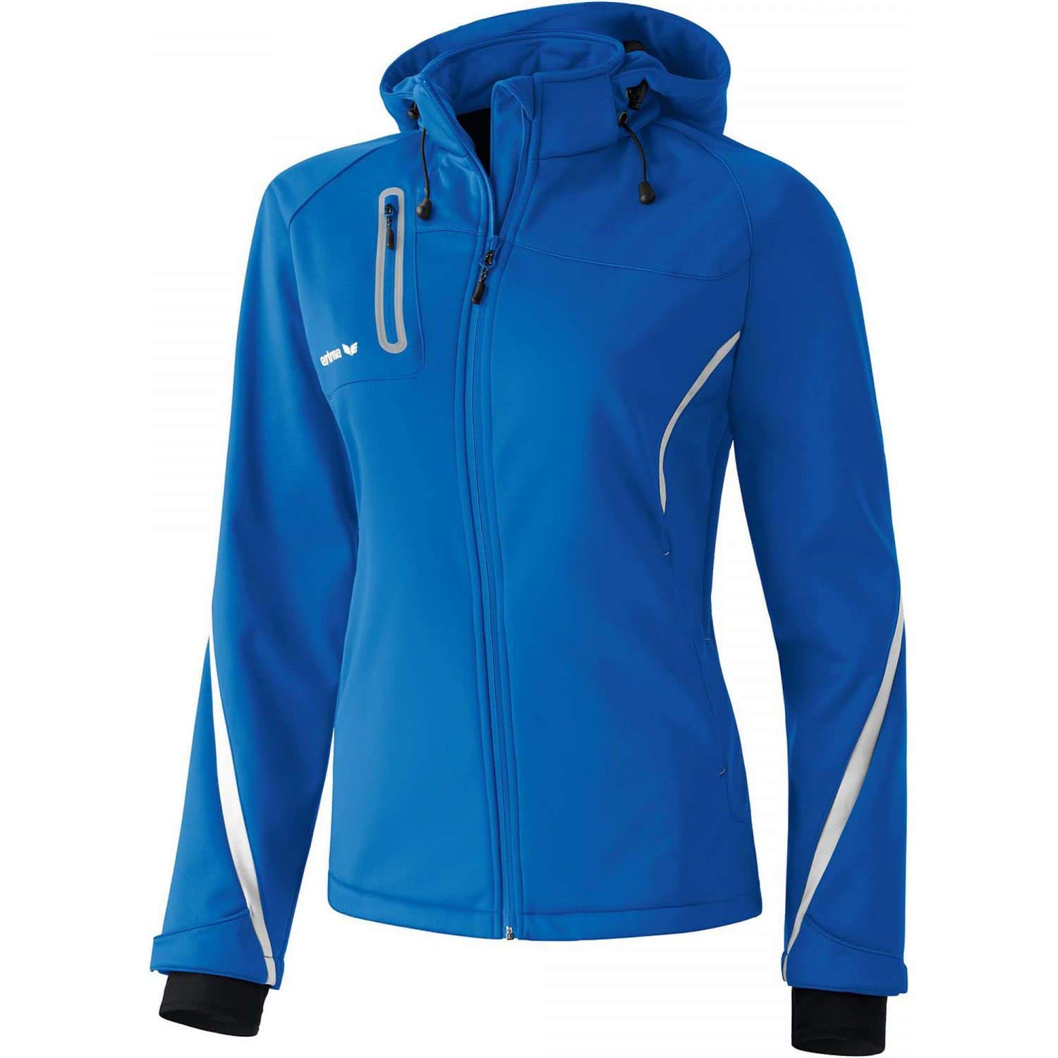 Erima Women's Outdoor Basics Softshell Function Jacket - New Royal/White, Size 38