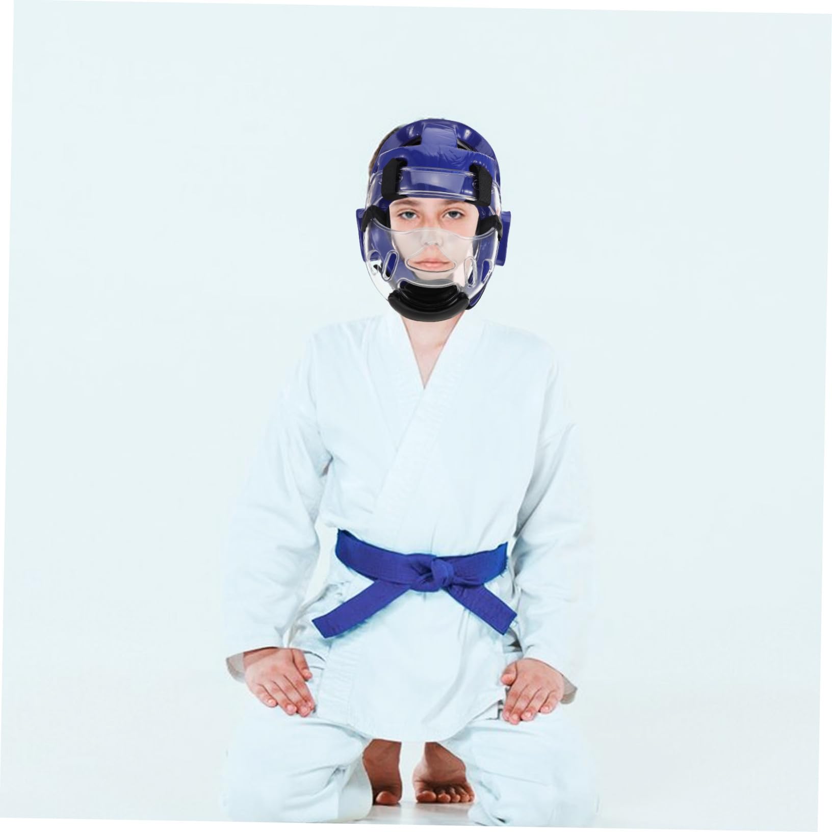 Toyvian Casco de Taekwondo Infantil Azul para Competición y Artes Marciales