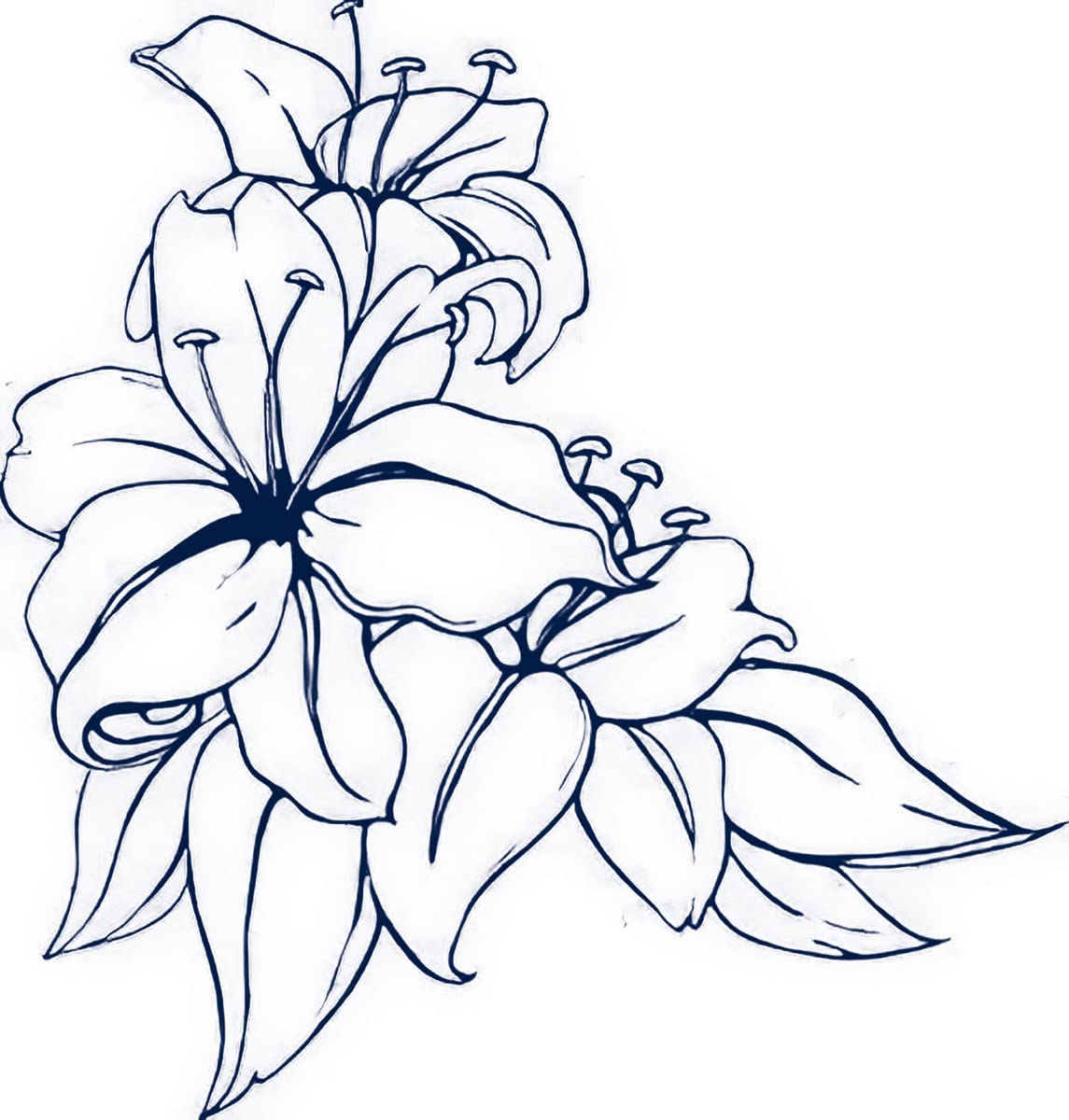 Lily Flower Tattoo For Men