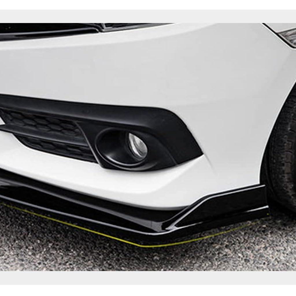 Coche Alerón Delantero para Opel Insignia B Sports Tourer Kombi 2017-2024 2025, Alerón Delantero Labio Hoja Divisoria Lip Exteriores Accesorios(Black Red)