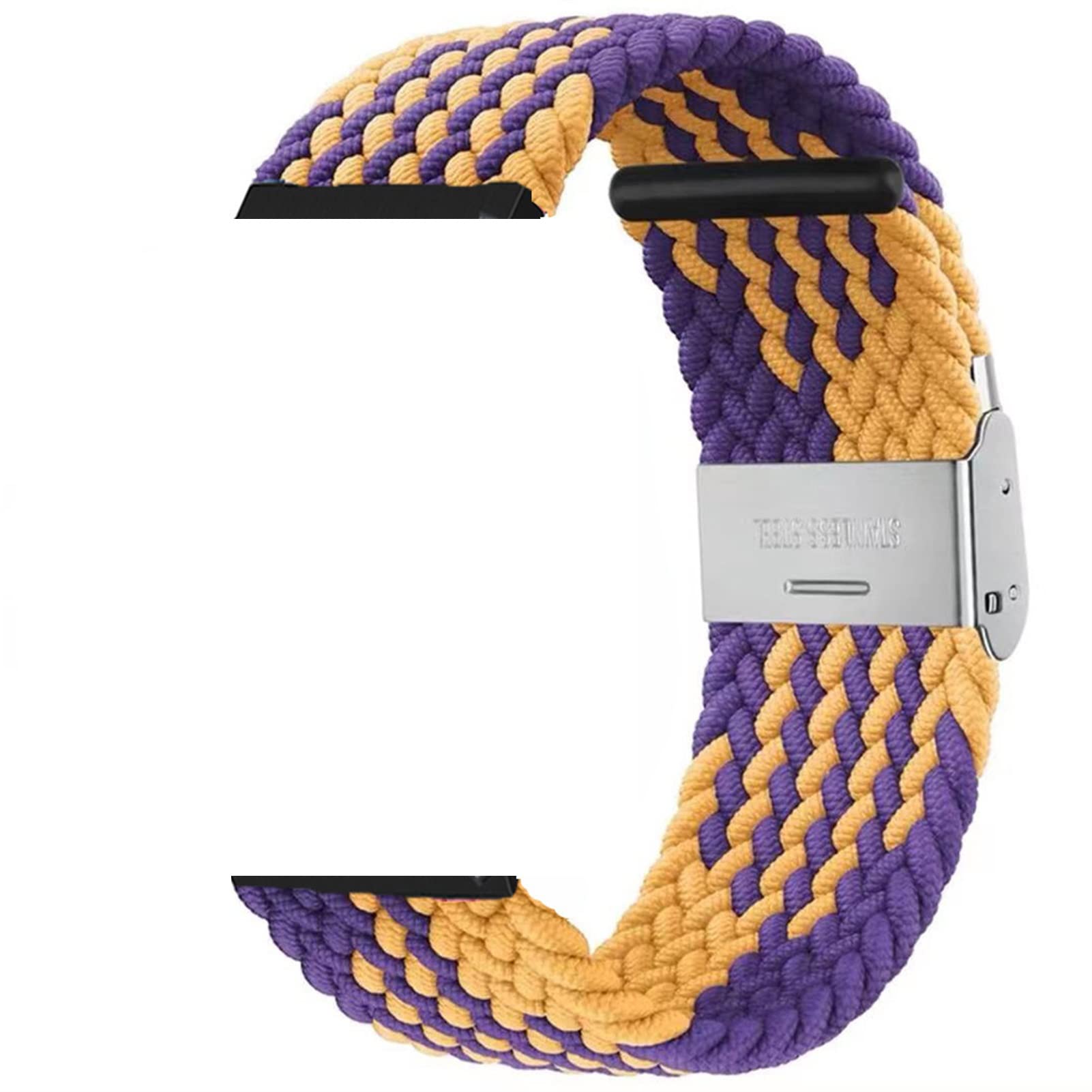 Bracelet montre nylon tressé Garmin Fenix 7X 6X Pro boucle QuickFit