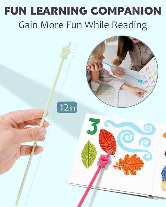 10pcs Finger Pointer for Classroom، Reading Pointers for Kids، Hand Pointing Stick، Teaching Finger Class Pointer للمعلمين، Classroom Teacher يجب أن يكون لديه أساسيات التوريد