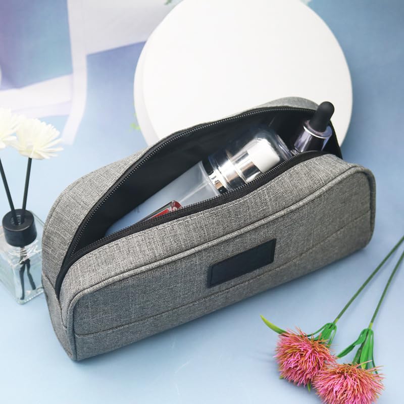 Borsa da Toilette da Uomo in Tessuto Oxford, Borse per Il Trucco da Viaggio con Cerniera, Pochette portaoggetti, Borsa cosmetica, Organizer per Cosmetici di Grande capacità, Idea r