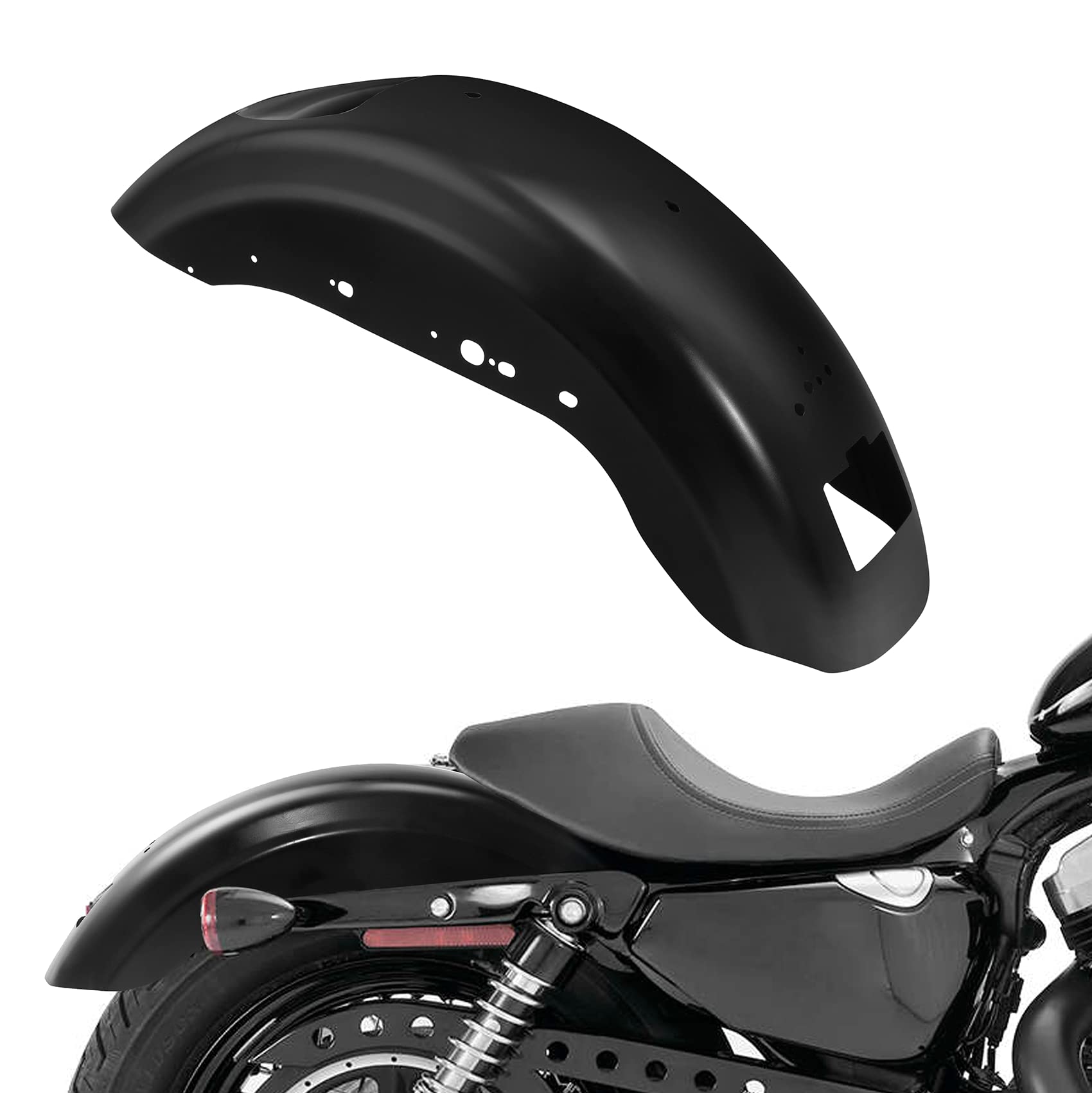 Amazon.com: Black Rear Fender Fit for Harley Sportster XL1200 X883