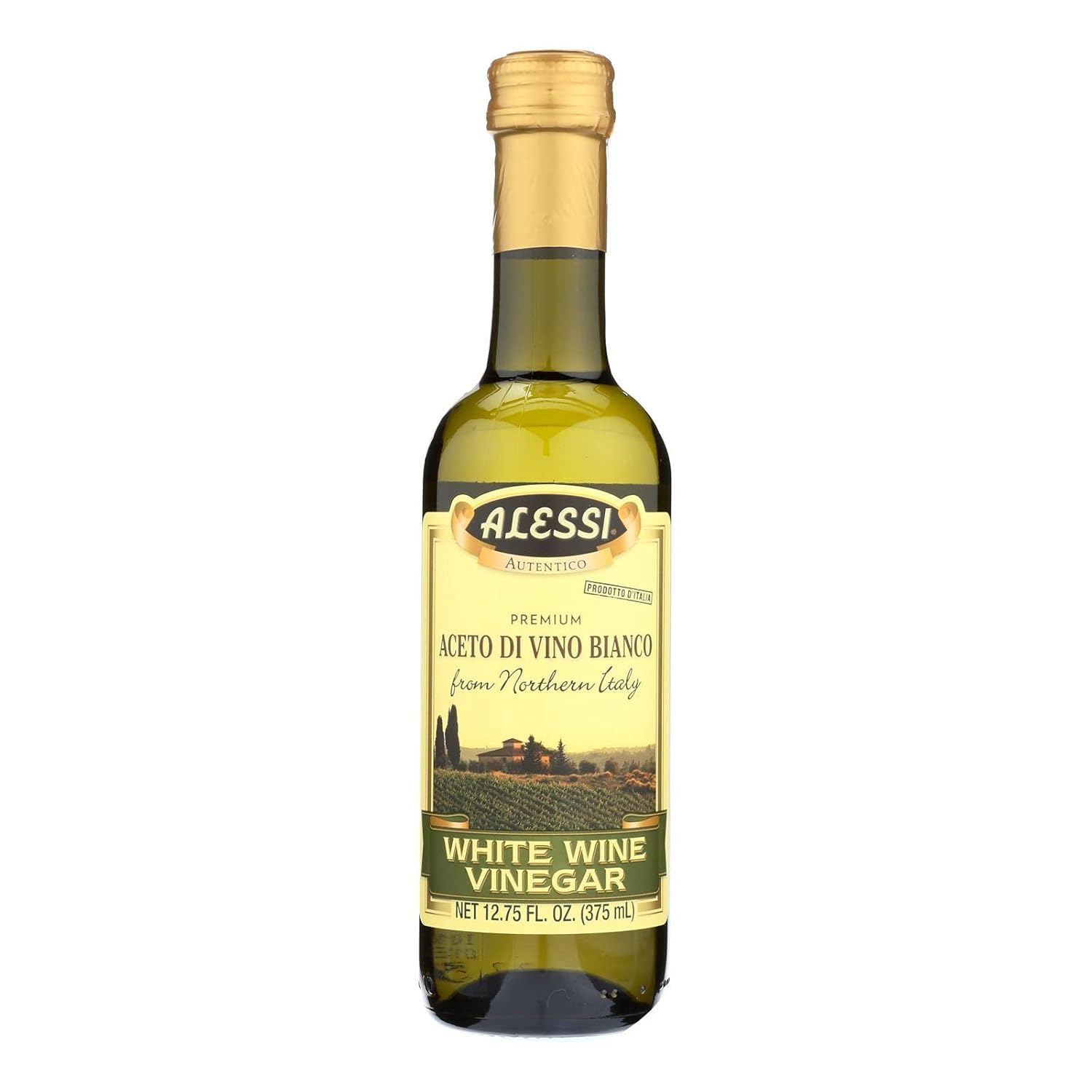 Alessi Vinegar, White Wine, 12.75-Ounce (Pack of 6)