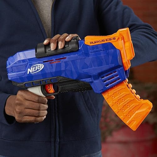 Miniatura 3 de Nerf N-Strike Elite Rukkus ICS-8 Juguete, marrón