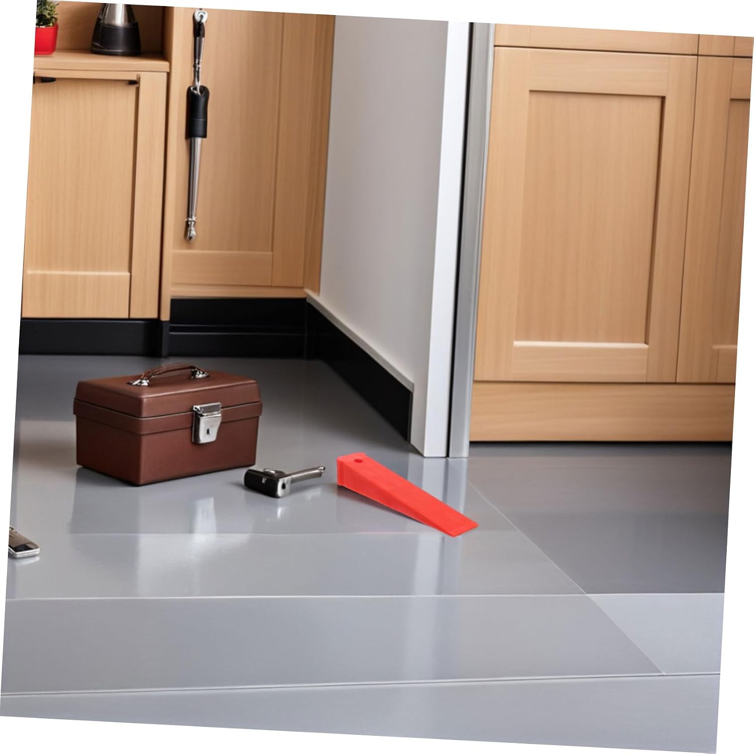 20pcs Plastic Leveling Wedges for Door and Frame Installation, Reusable Pp Shims for Reliable Support and Quick Positioning in Home Construction and Renovation