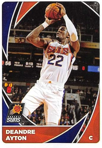 2020-21 Panini Stickers #436 Deandre Ayton Official NBA Basketball Album Sticker Measuring 2.75 inch tall X 2 inches wide in Raw (NM or Better