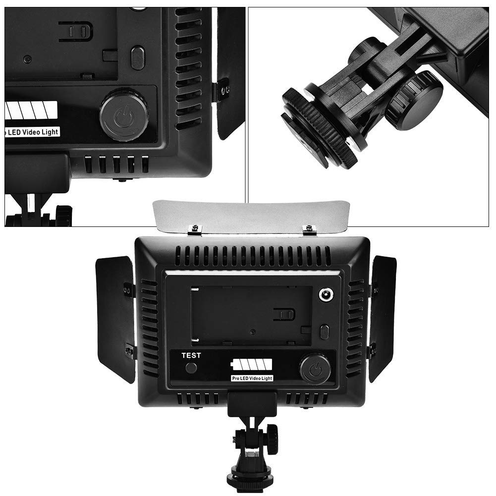 Videokamera Licht LED Studio Light Kamera Video Light Kit Beleuchtung Kamera Light Studio Light W160 Lichtpanel für Fotografie Video 6000 K LED