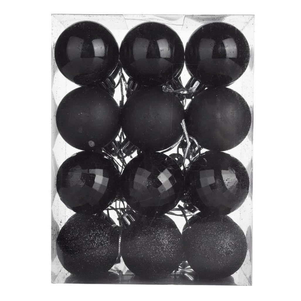 Bolas de Navidad Bolas para Arbol de Navidad 24 Uds Adornos De Bolas De Navidad Bolas Colgantes De Plástico Irrompibles Juego De Adornos Decorativos Decoraciones Navideñas Arboles de Navidad Bolas Set