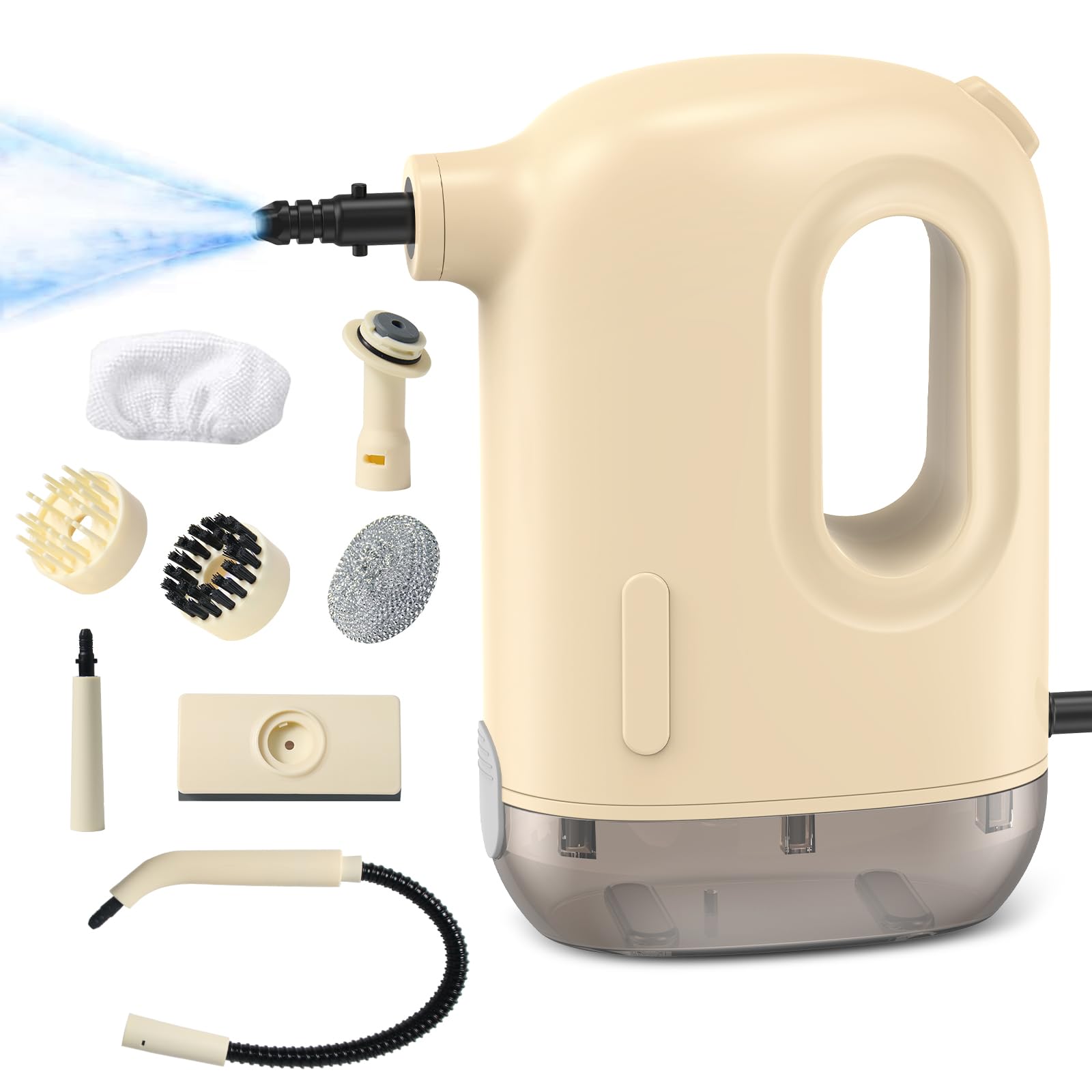 Nettoyeur à Vapeur Haute Pression Portable Avec Réservoir De 1200 Ml