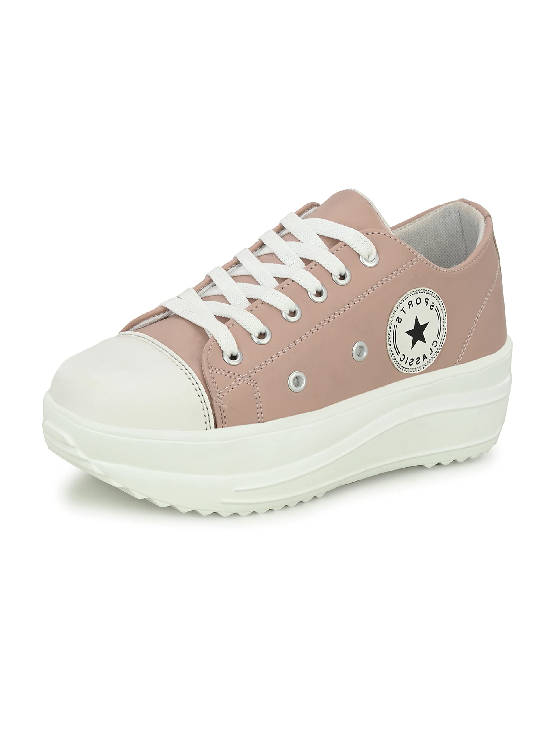 Hundo P Women Chunky Sneakers_CNV-PEACH-36 (B0BMFCJVQZ) Amazon Price History, Amazon Price Tracker