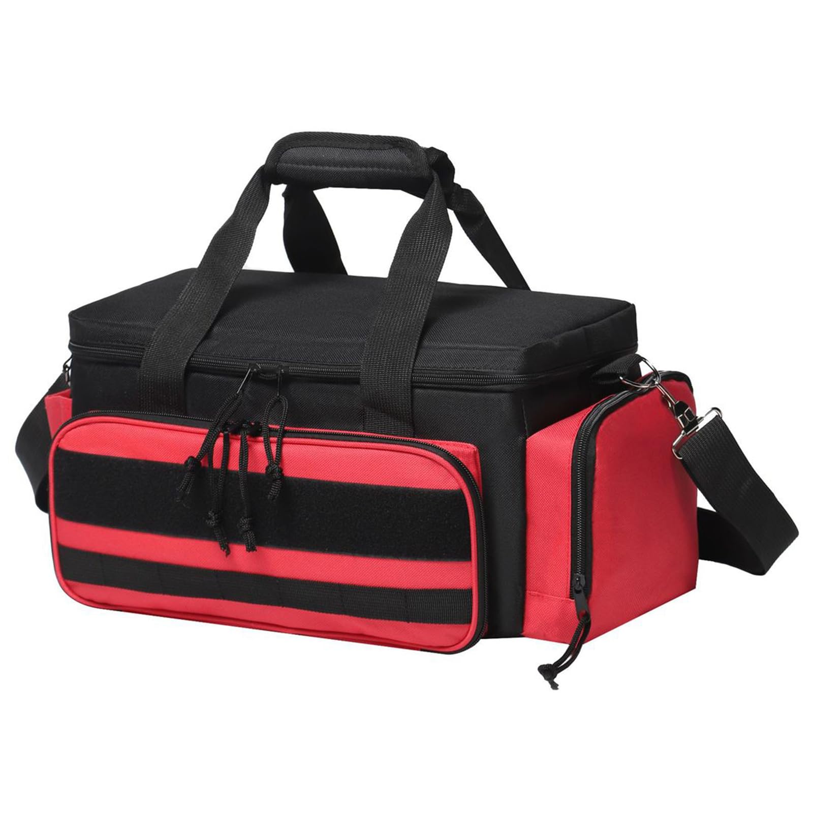 Professional 14Inch Nylon Tool Bag Large Interior for Heavy Loads Multiple Compartments Adjustable Strap Various Tasks Portable Bag
