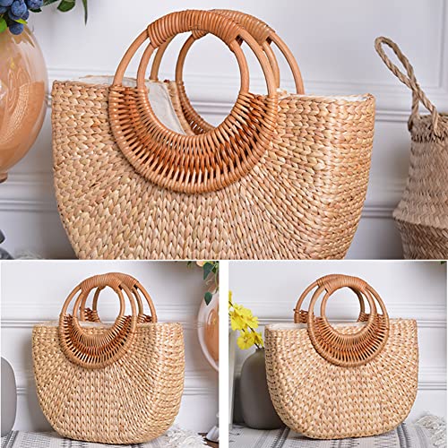 Bolso de Playa Grande Surakey de Paja miniatura 7