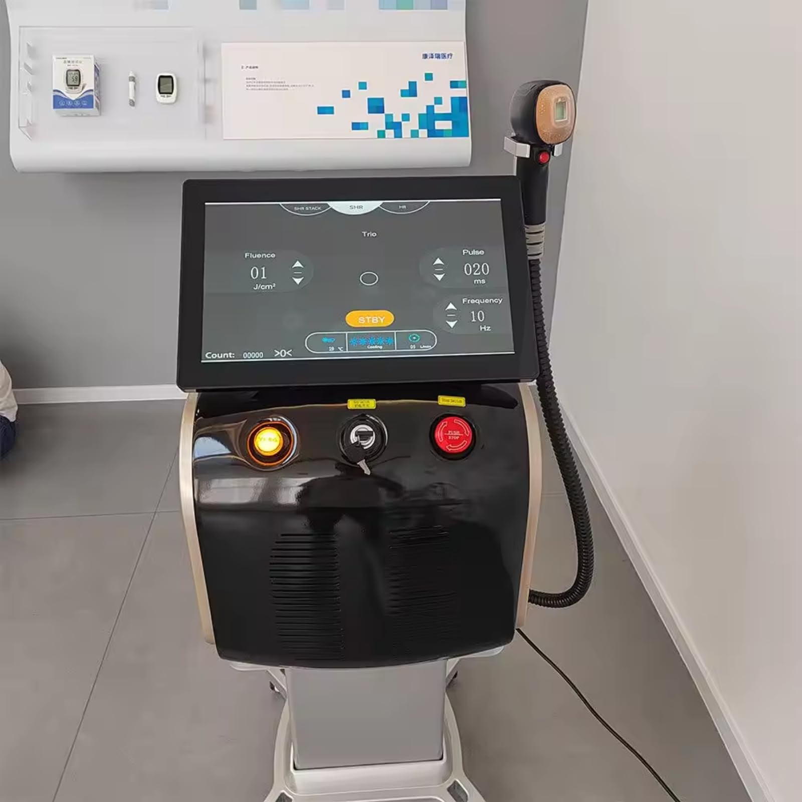 Depilatore laser a diodo professionale, tecnologia di raffreddamento a punto di congelamento, depilazione di livello salone, applicazione per tutta la pelle, certificazione CE
