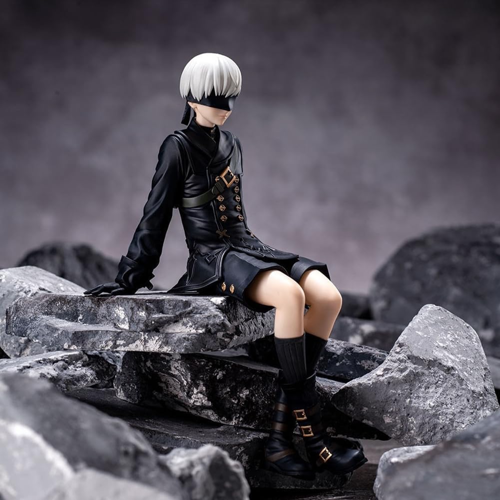 3Pcs A2/2B/9S Figure Noodle Stopper No.2 Type A/B/9S Sitting Position Model PVC Anime Statue Desktop Decoration Gift