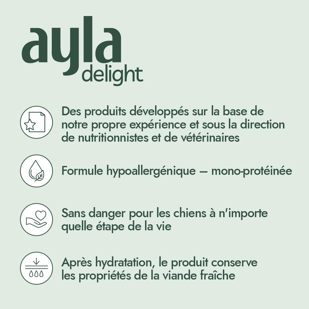AYLA Lot de 5 paquets de friandises pour chat lyophilisées de qualité supérieure - Riche en protéines - Booster vital pour le pelage et les muscles - Pour chatons et chats adultes (140 g, mélange de