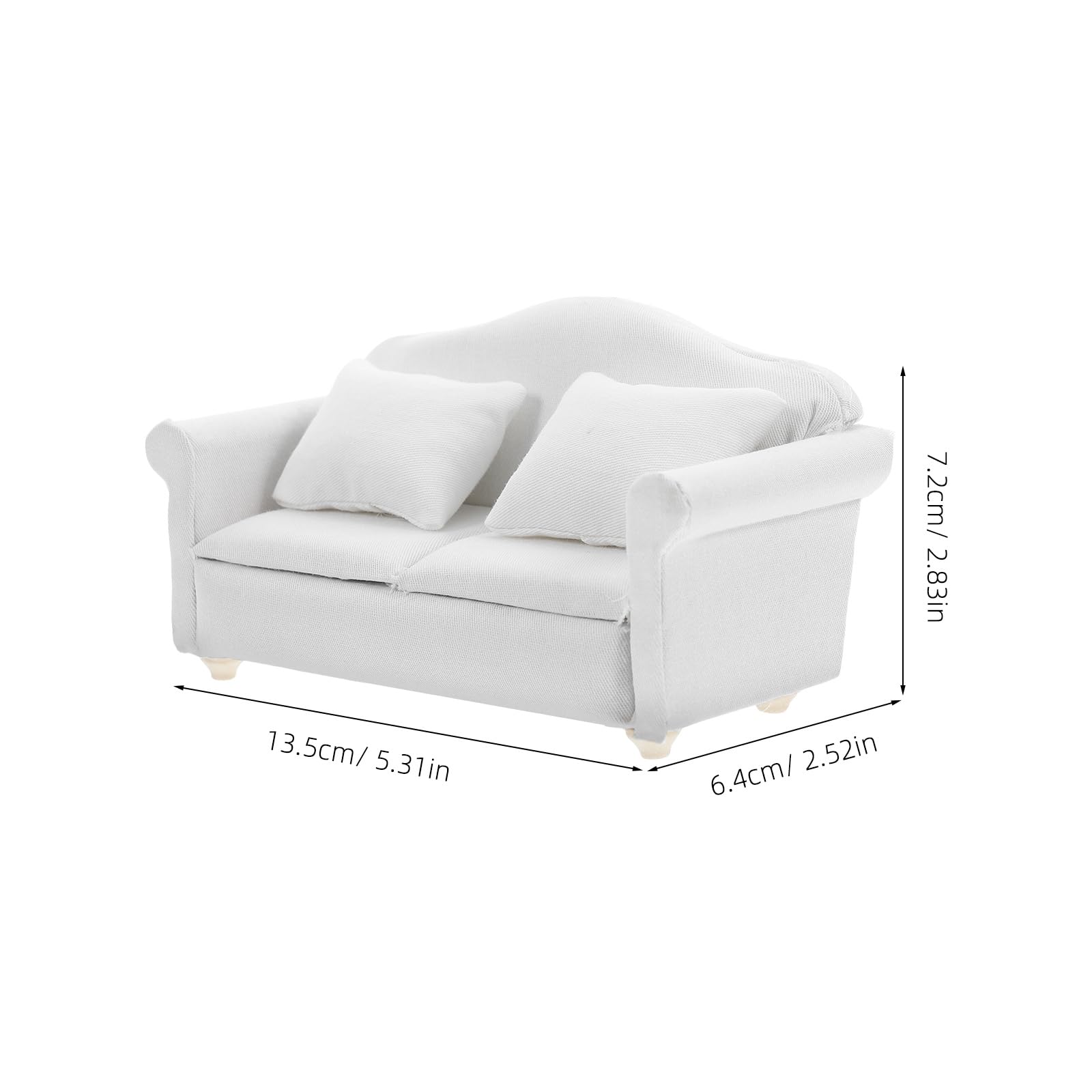 Amazon.co.jp: SAFIGLE ミニチュア ソファ 1/12 ミニチュア 家具