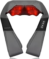 Nekteck Shiatsu Neck & Back Massager with Heat - Deep Tissue Pain Relief, Electric Kneading Shoulder Massager, FSA/HSA Eligible