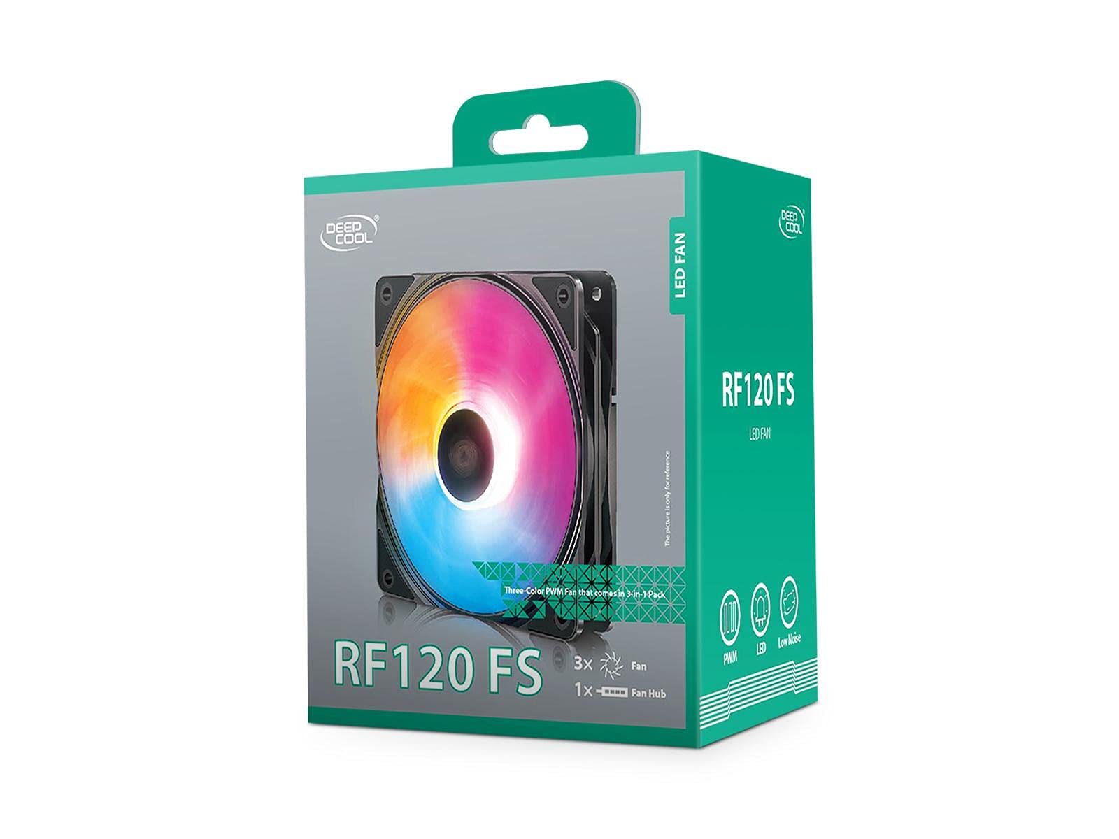 DEEPCOOL RF120 FS RGB 3-in-1 Pack Fan 