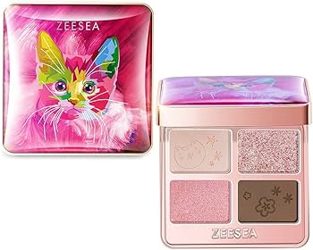 Amazon.co.jp: ZEESEAアイシャドウパレット夢幻燦爛 動物シリーズ 四色