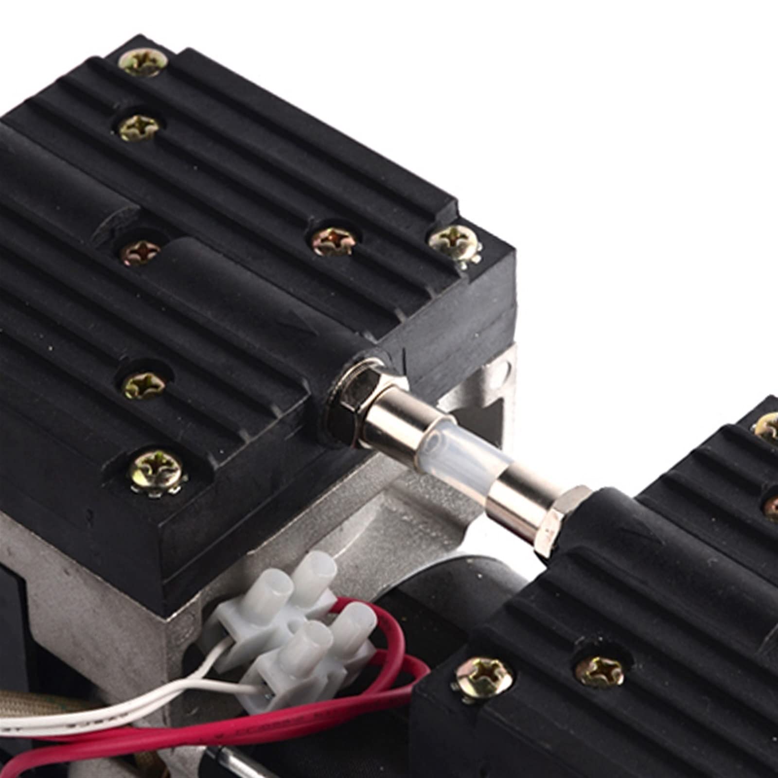 Mikro-Vakuumpumpe Doppelkopf Oilless Membran-Vakuumpumpe 100W 60HZ 24L/MIN 30L/MIN for medizinische Spezialanwendungen Flüssigkeitsdosierung(24Lmin 1400rpm)
