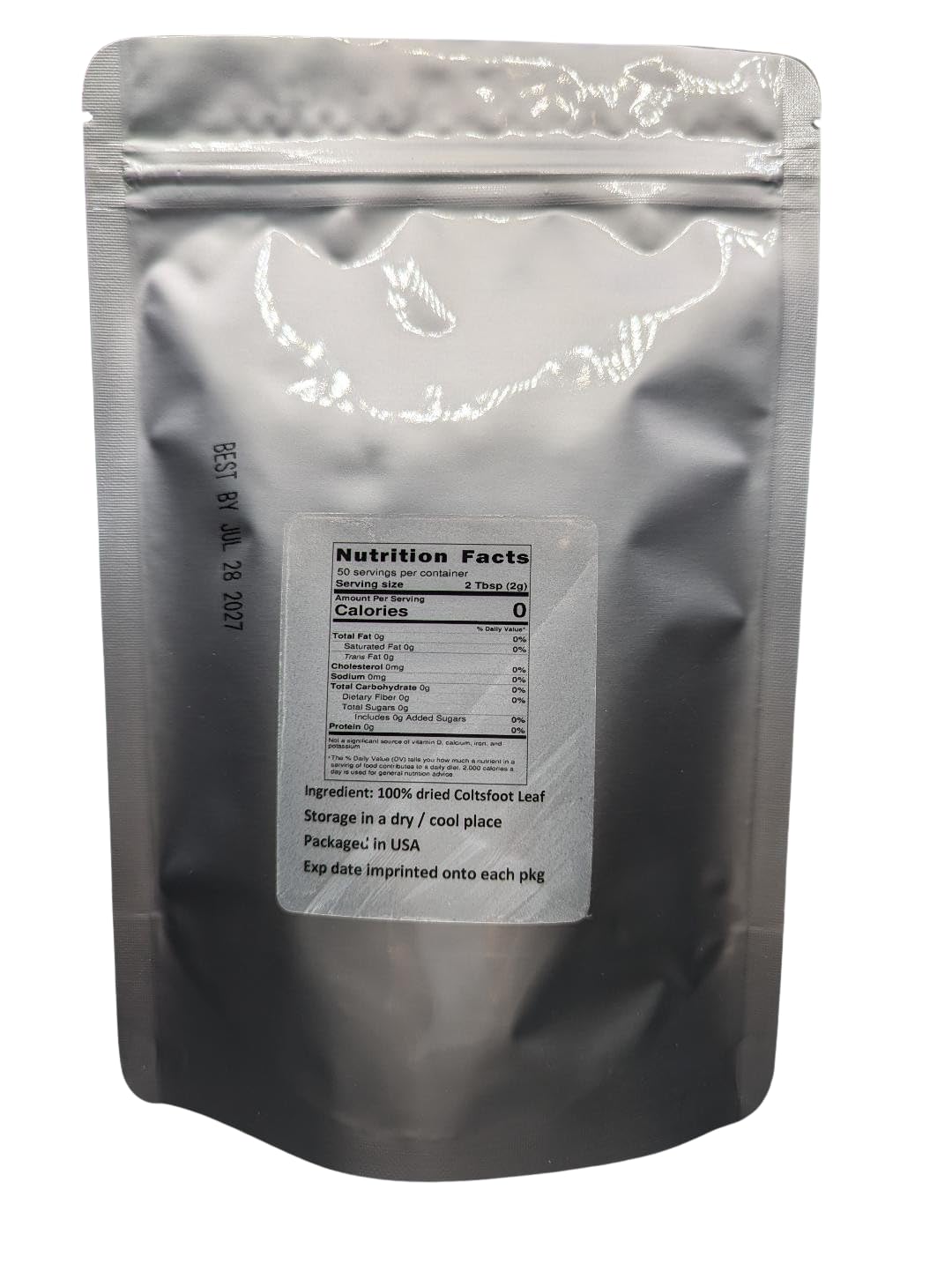 Coltsfoot Leaf - Dried Tussilago farfara Leaf C/S 100% from Nature (8 oz)