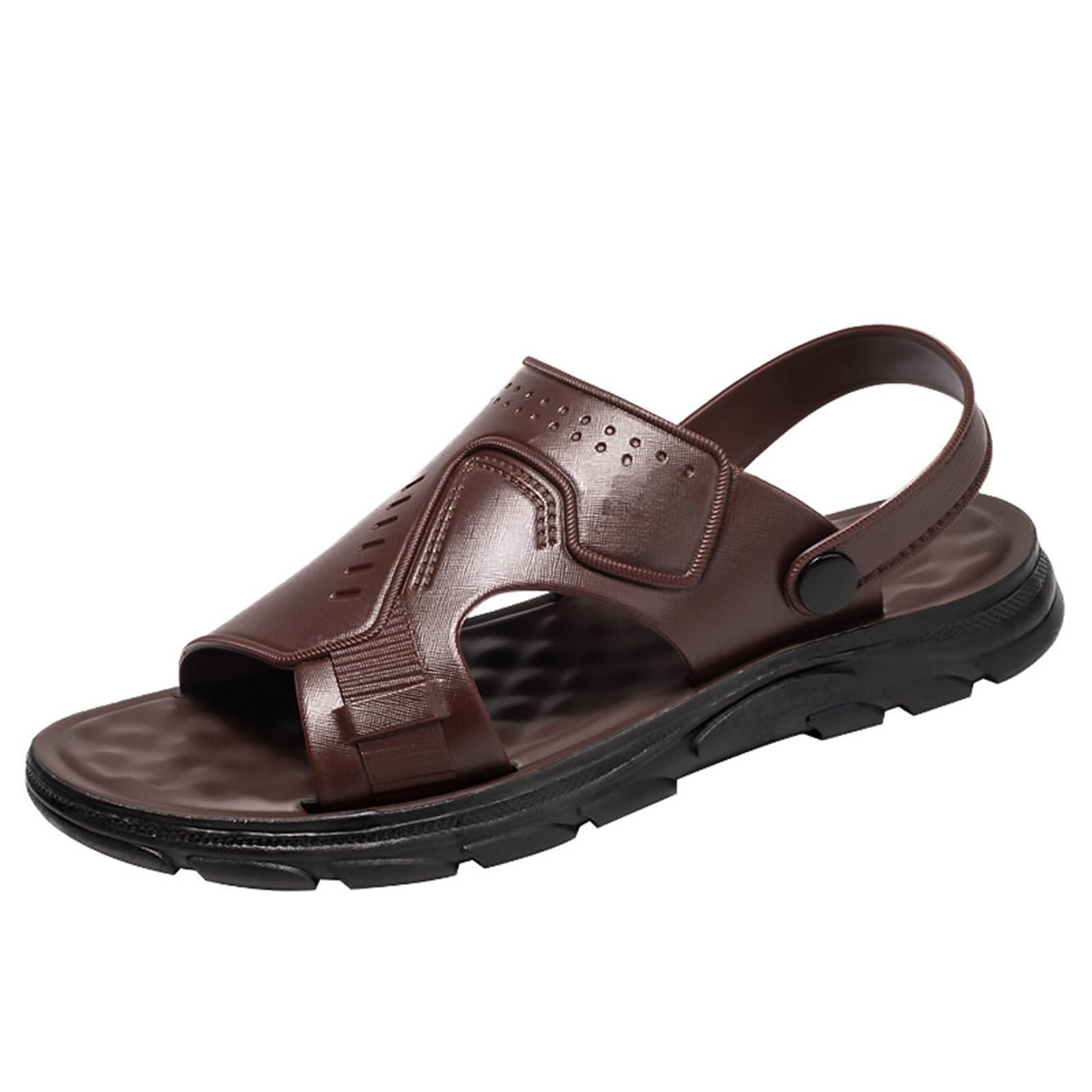 Sandalias de verano para hombre ligeras con correa de talón ajustable 8