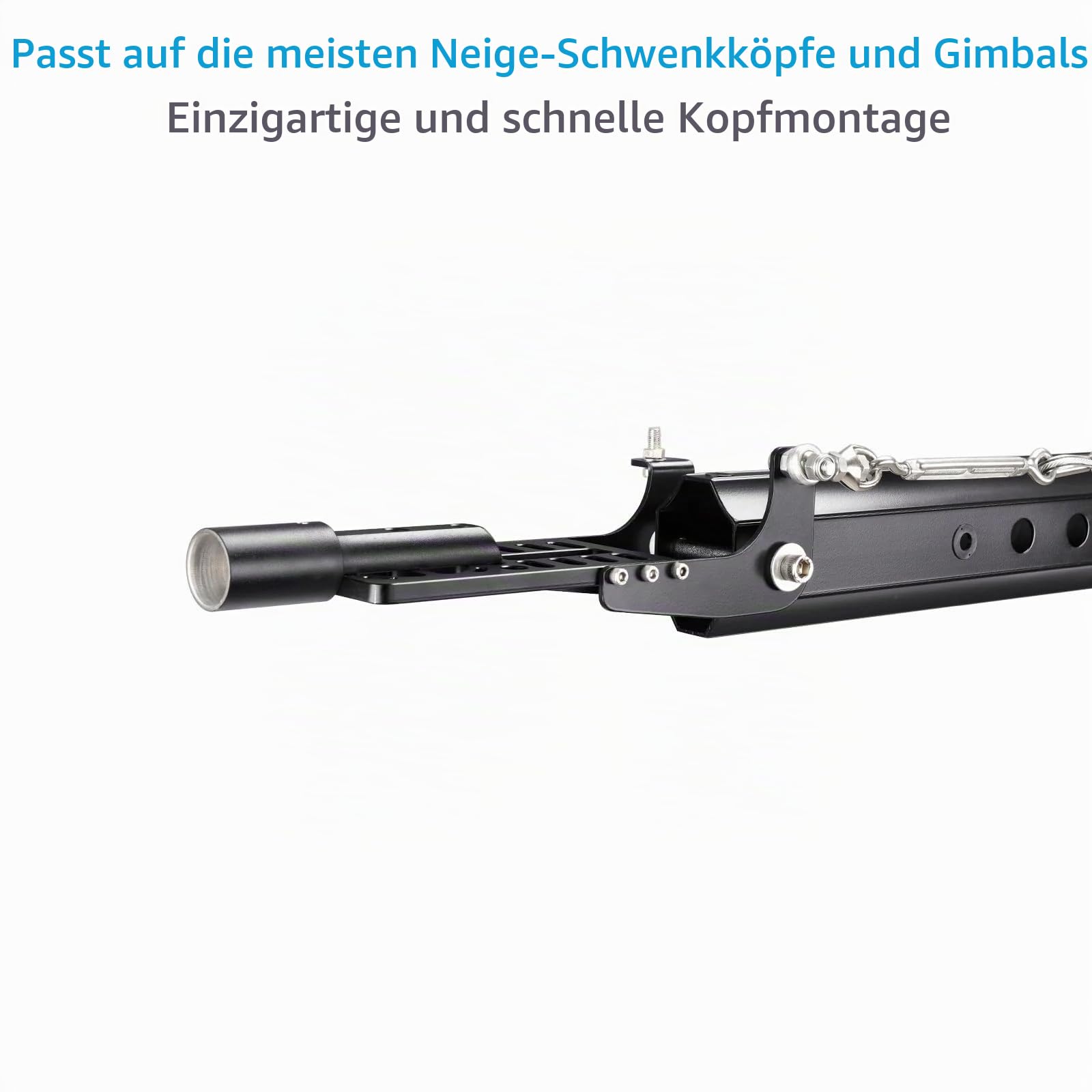 PROAIM Kite-22 Starter 24,5-Fuß Kran-Set mit Stand & Dolly, 20 kg | Verstellbar von 12,8–24,5 ft Reichweite mit 7-teiligem Arm; D-33 Dolly und 250-kg-Stativ für sicheren Stand.