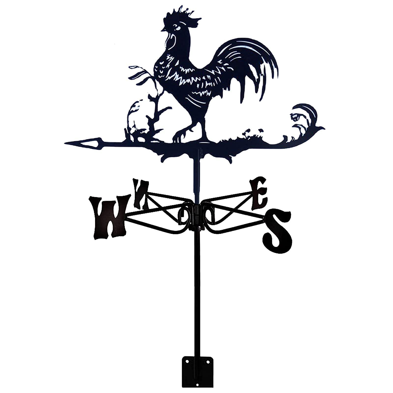 TAXXII Weather Vane Farm Retro Weathervanes Measuring Tools Wind Direction Indicator Outdoor Ornaments Backyard Lawn Decor