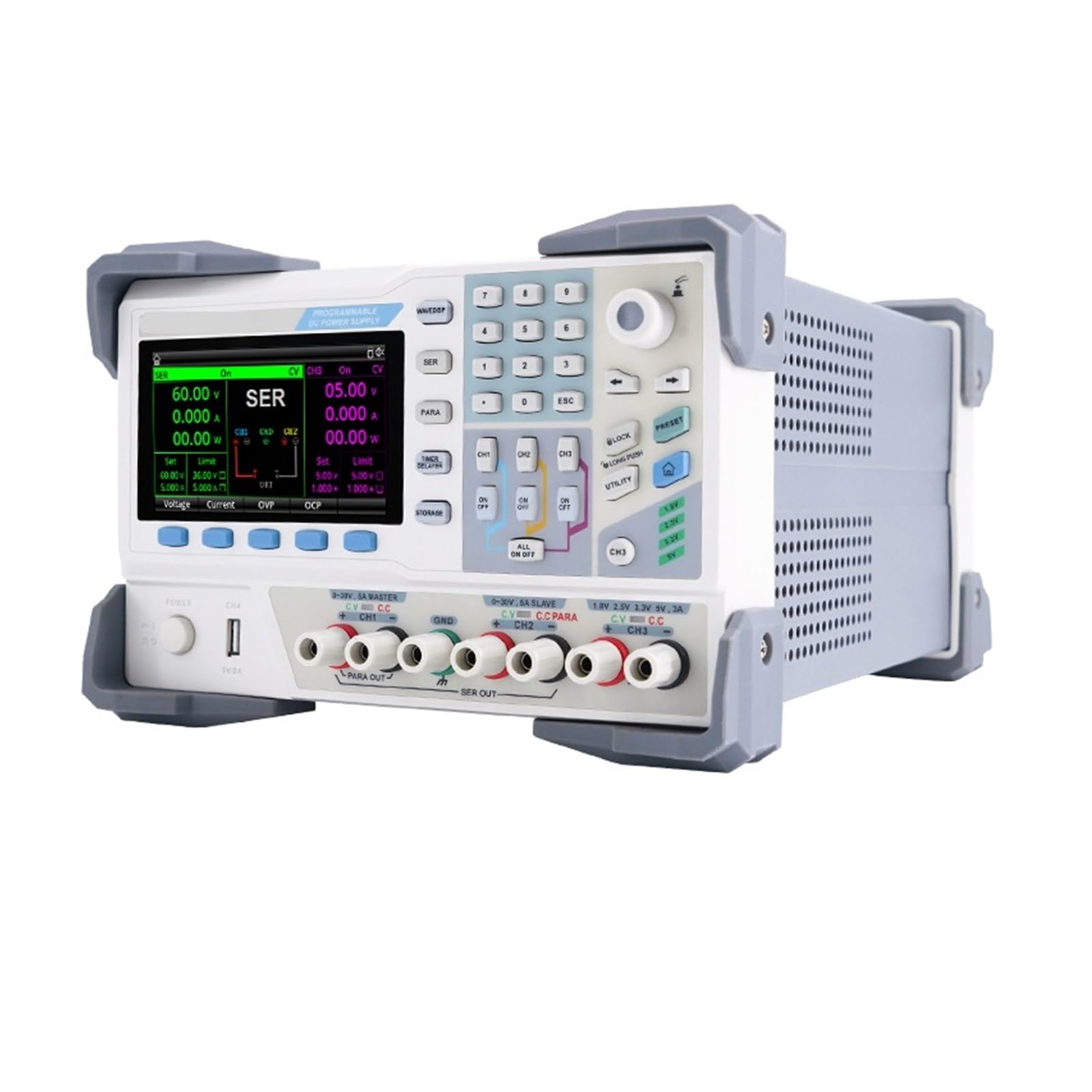 Alimentation Laboratoire, Alimentation CC réglable programmable, régulateur de tension de laboratoire 30V 5A,