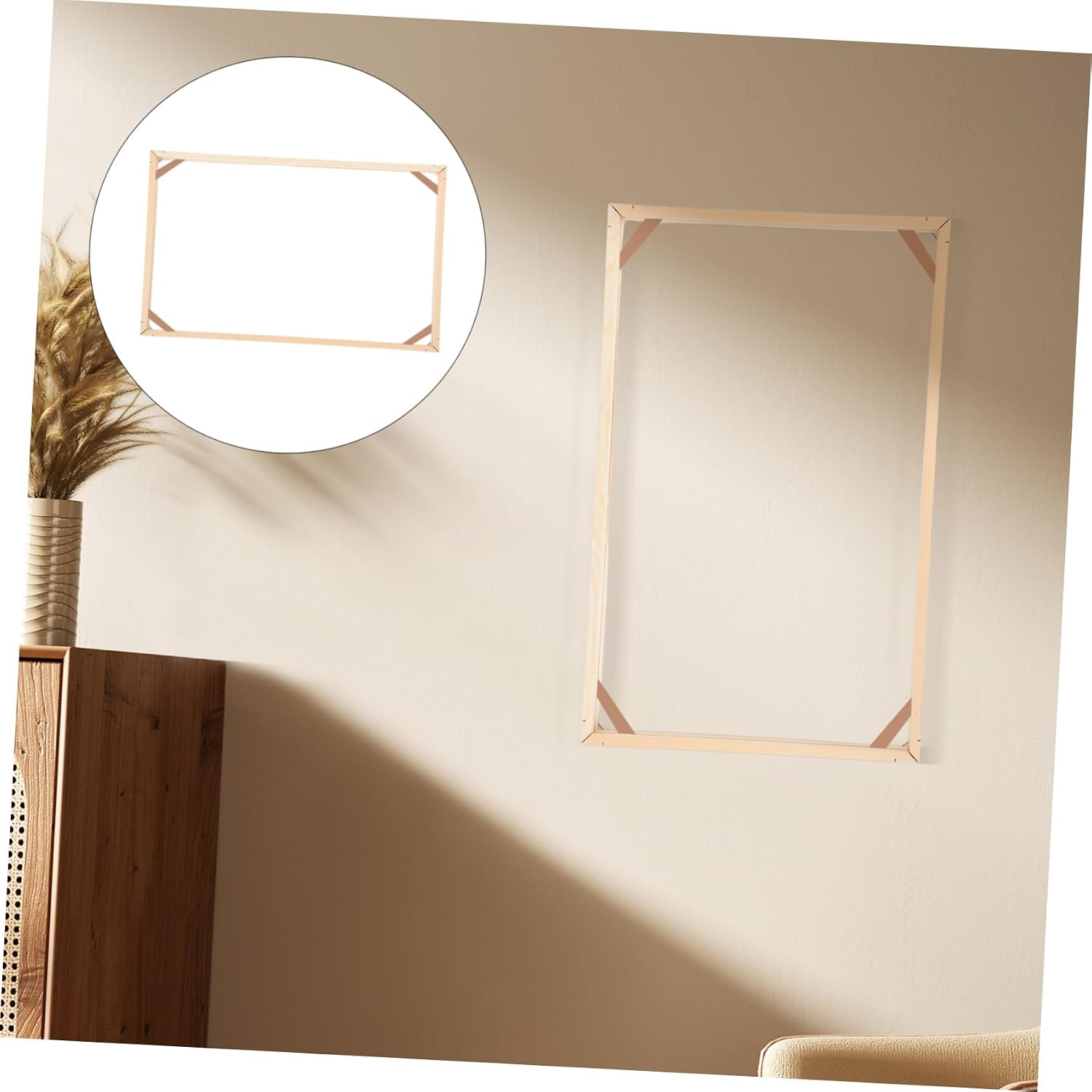 Artibetter 1set Canvas Stretcher Bars Set DIY Wooden Frame for Oil Paintings Removable Design Easy Assembly Art Accessory for Home Decor Versatile Use Living and Office