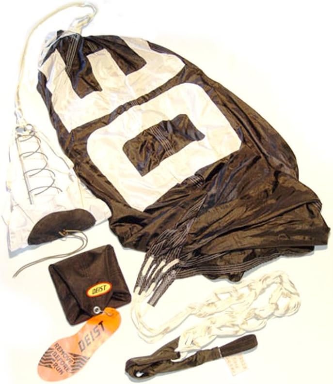 27252BK Super Quad Black 12' Parachute