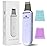 Skin Scrubber Face Skin Spatula Facial Scrubber Spatula for Deep Cleansing Blackhead Remover Pore Cleaner with 4 Modes (Purple)