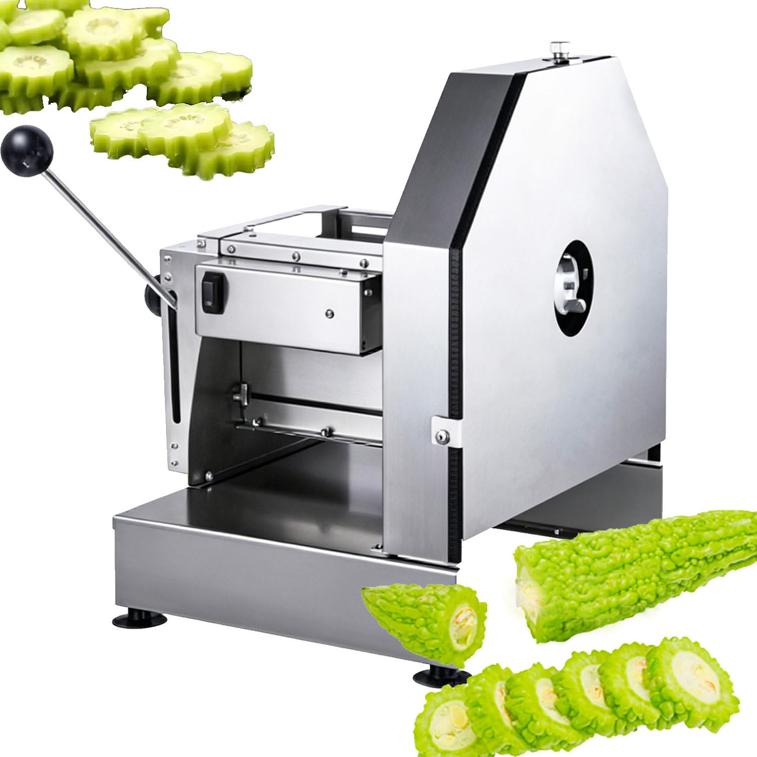 Dowpie Multicolor Commercial Electric Vegetable Slicer, With Adjustable 0-0.4 Inch Thickness