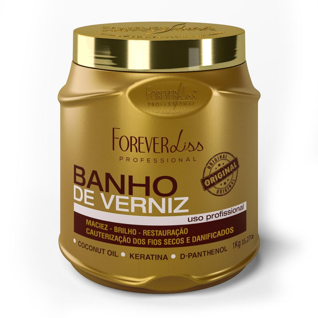 Forever Liss | Máscara para el cabello Banho De Verniz | 1000gr