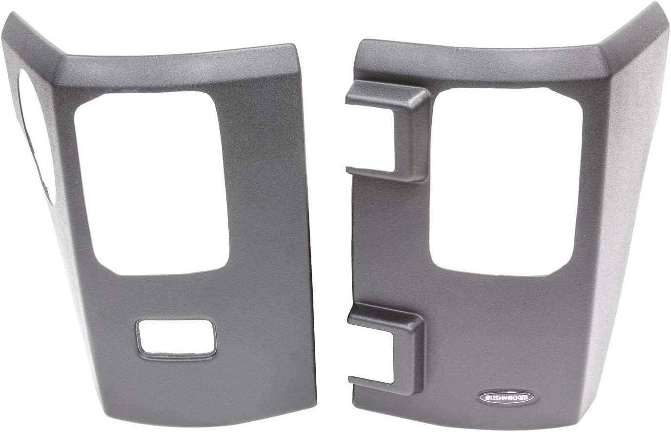 Bushwacker Trail Armor Rear Corner Covers | 2-Piece Set, Black, Textured Finish | 14009 | Fits 2007-2018 Jeep Wrangler JK 2-Door
