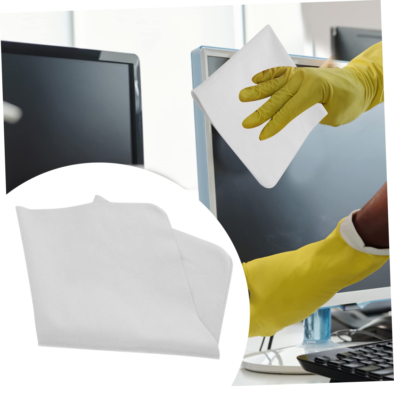 Uonlytech 15piezas Paquete De Paños De Microfibra Para Limpieza De Lentes Para Gafas Pantallas De Móvil y Cámaras Resistente y Durable