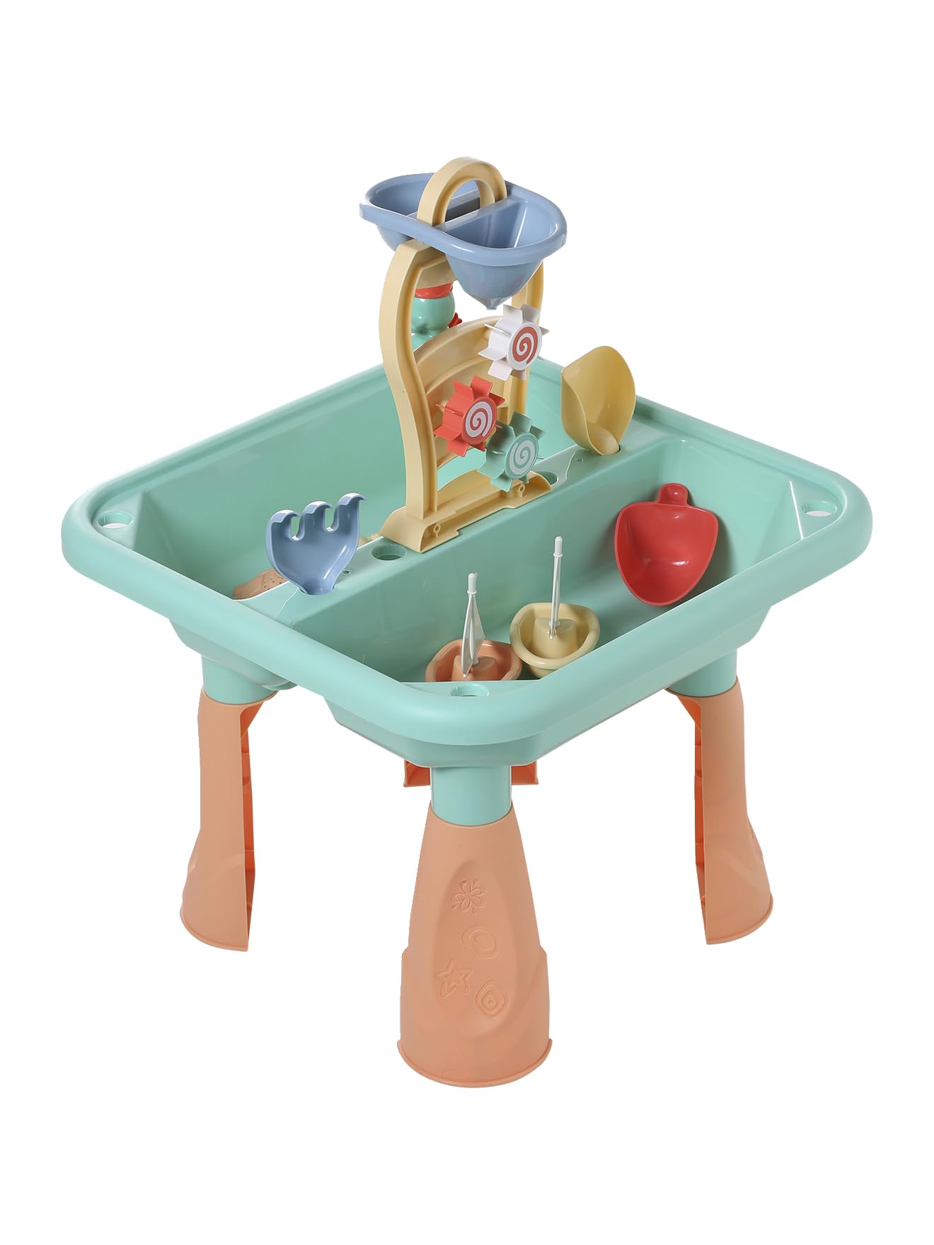 VERTBAUDET Table de Jeu Plein Air Sable et Eau Jouet Enfant Multicolore TU