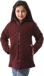 جاكيت مبطن بغطاء للرأس للبنات من اندورا