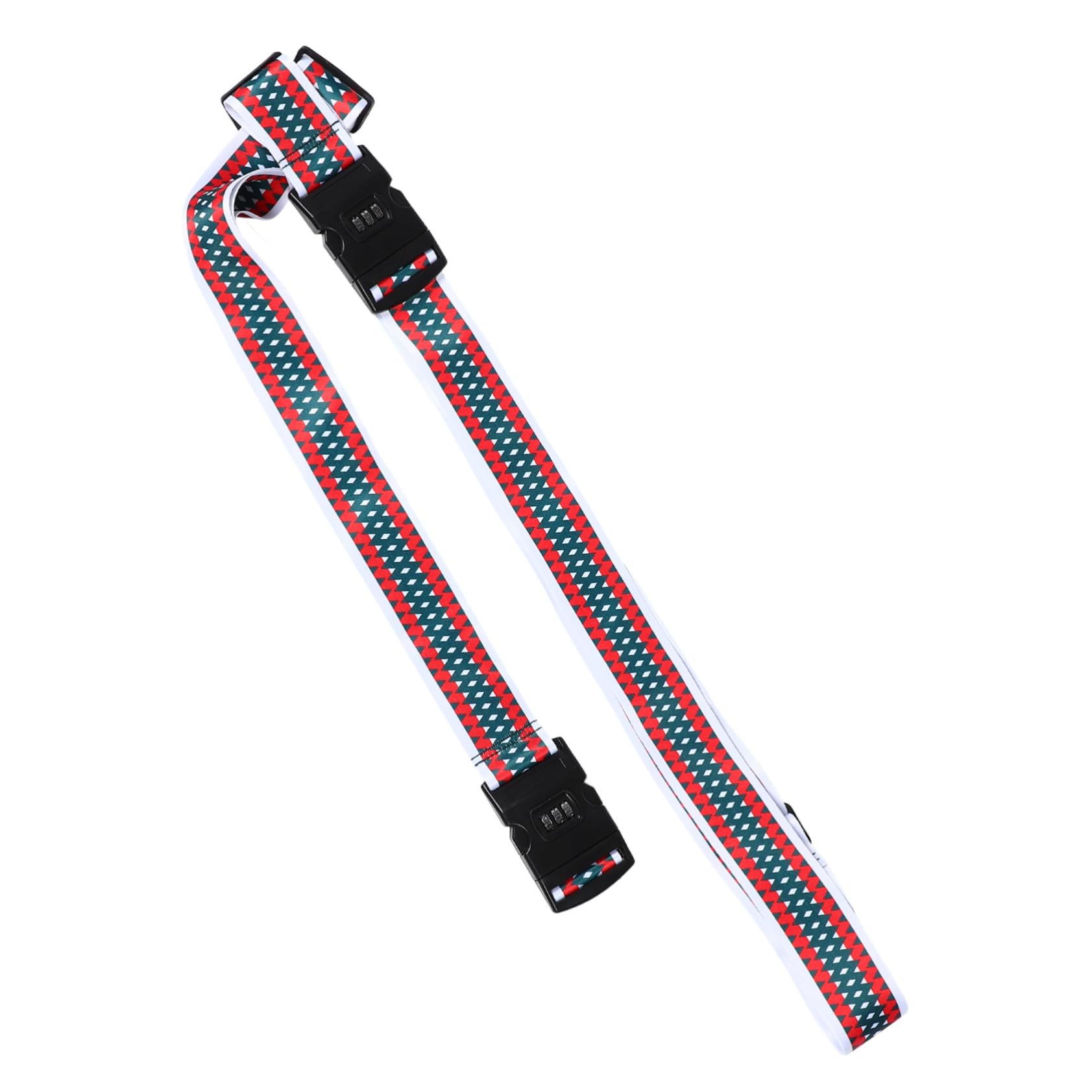 FRCOLOR 5 Piezas Correa de Equipaje con Doble Cerradura de Combinación Ajustable y Resistente de Poliéster Diseño de Dibujos Animados para Maletas para Viajes y Protección de Equipaje