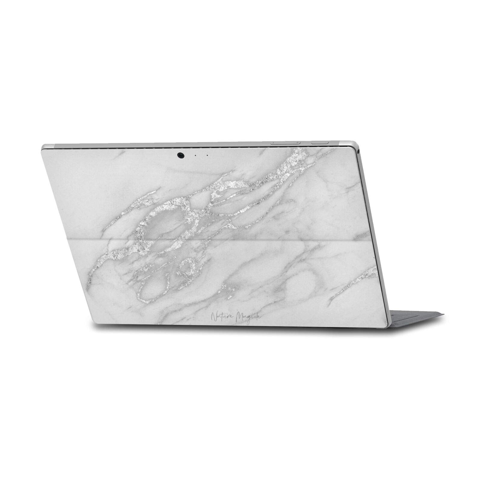 Vinyle autocollant Microsoft Surface Pro peau marbre métallique argent 4 5 6