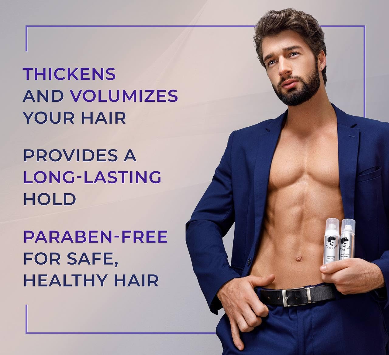 Avenue Man Sculpting Foam for Men - Travel Size (1.69 oz) - Firm Hold Volumizing Hair Mousse with Herbal Extracts Styling Products - Alcohol Free - Image 6