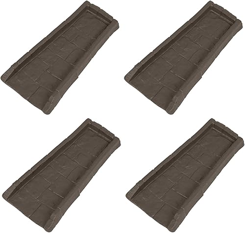 Miniatura 52 de Suncast Compuesto de poliéster fácil de usar, decorativo para exteriores, canaleta de lluvia Downspout, bloque de salpicaduras para desagües debajo