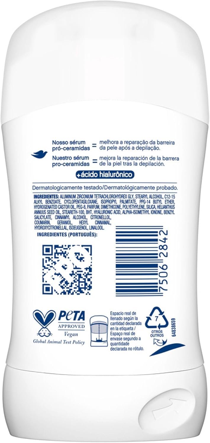 Dove Antitranspirante Stick Invisible Dry 45g