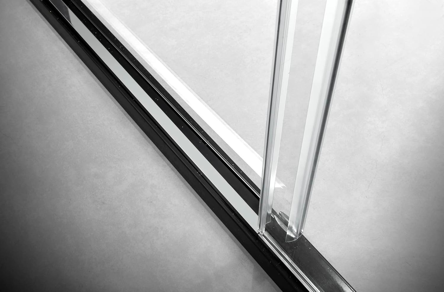 Elegant 54'' * 76'' Frameless Shower Door (Chrome)