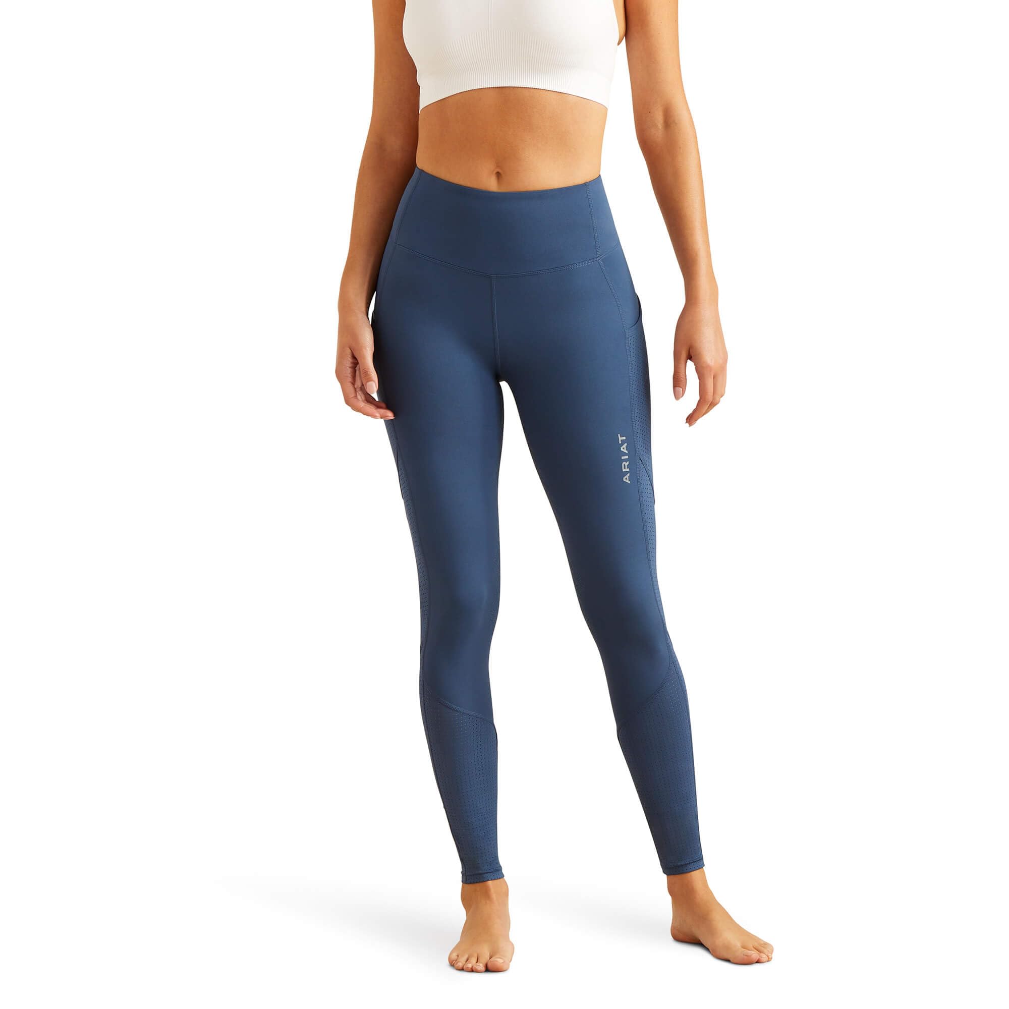 Ariat Women's Dark Denim Breathe Eos Half Grip Tight Breeches, Large