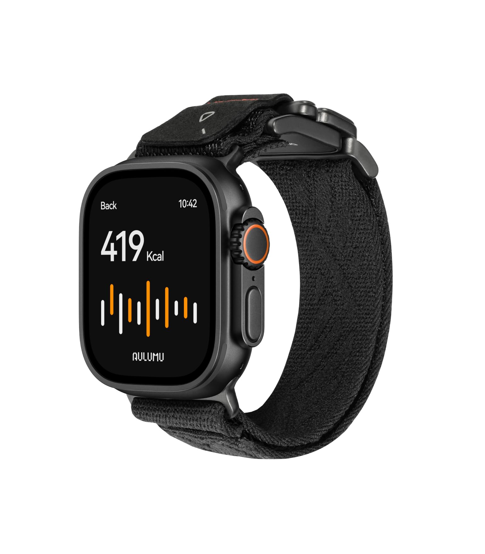 Aulumu C03 Magnetic Armband für Apple Watch Ultra 3/2/1 Nylon Sport Armbänder 49mm 46mm 45mm 44mm mit Titan-Schnalle Uhrenarmband für iWatch Ultra 3 2 1 SE Series 11 10 9 8 7 6 5 4 3 Herren