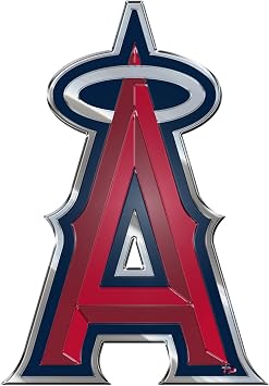 FANMATS 60394 - MLB - Los Angeles Angels Embossed Color Emblem | A Primary Cap Logo